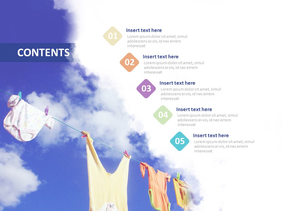 Google Slides Images Free Download - Infant Clothing Laundry_02