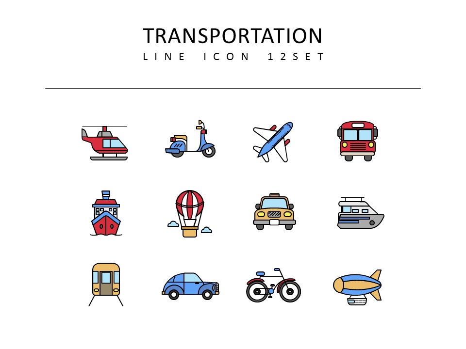 运输 图标向量_03