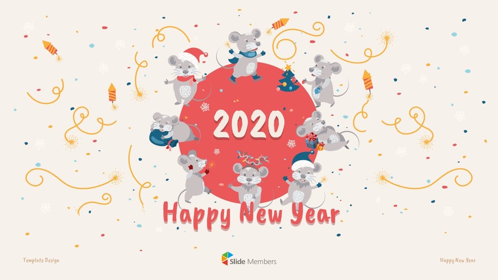 2020年新年快乐 轻松PowerPoint设计_01