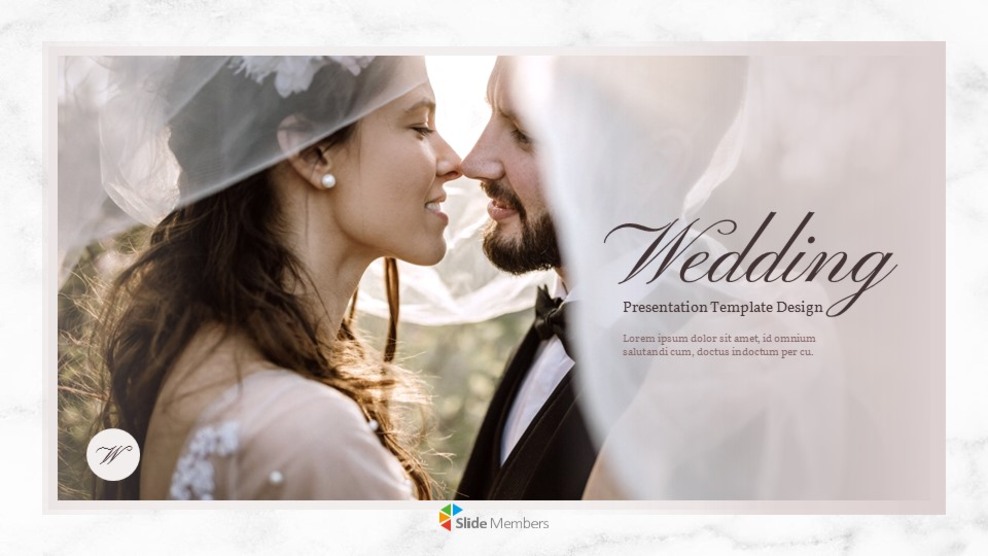 Beau mariage Thèmes Google Slides pour les présentations_01