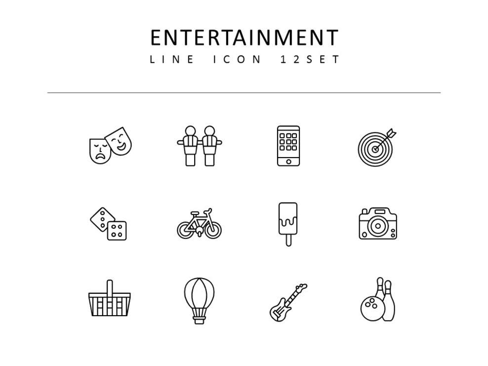 Entertainment Icons Set_01