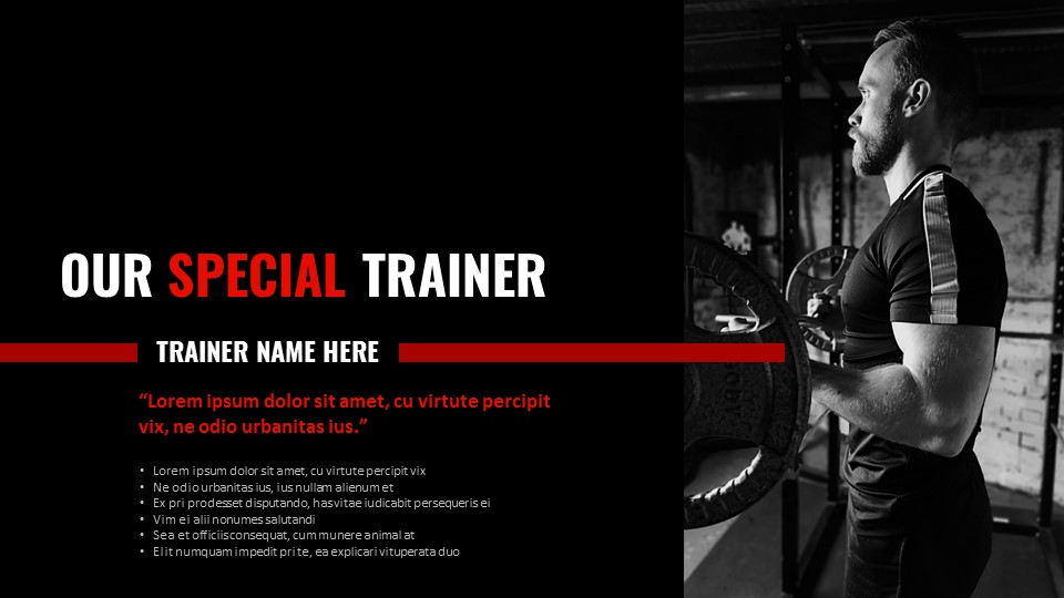 Physical Fitness Simple Google Slides Templates