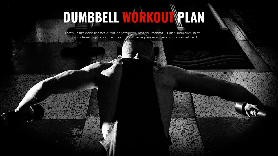 Physical Fitness Simple Google Slides Templates