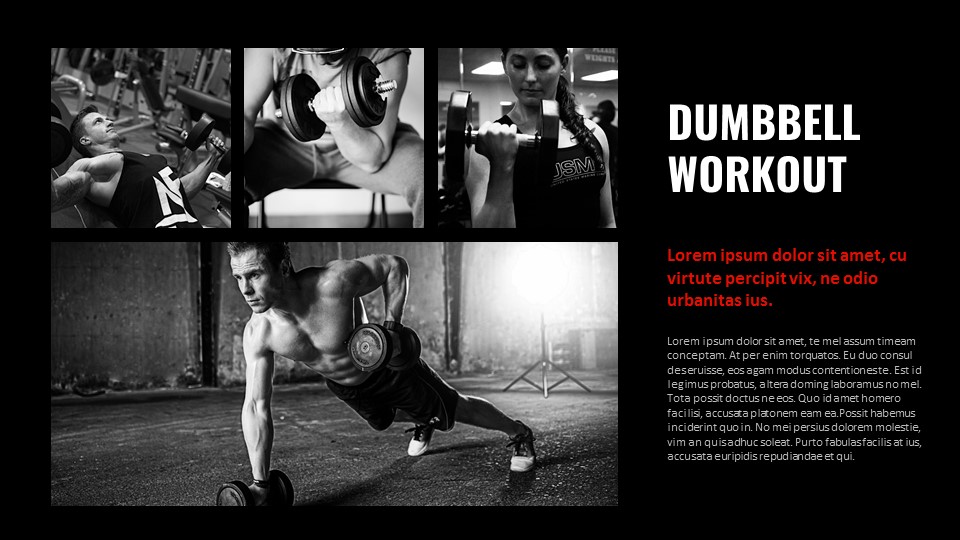 Physical Fitness Simple Google Slides Templates