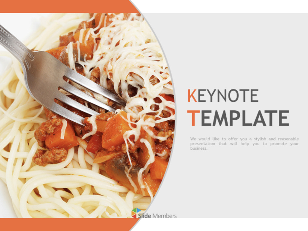 Keynote Templates Free Download - tomato pasta_01