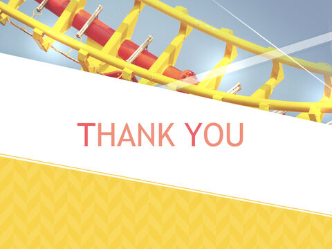 Free Presentation Templates Roller Coaster Ride In An Amusement Park