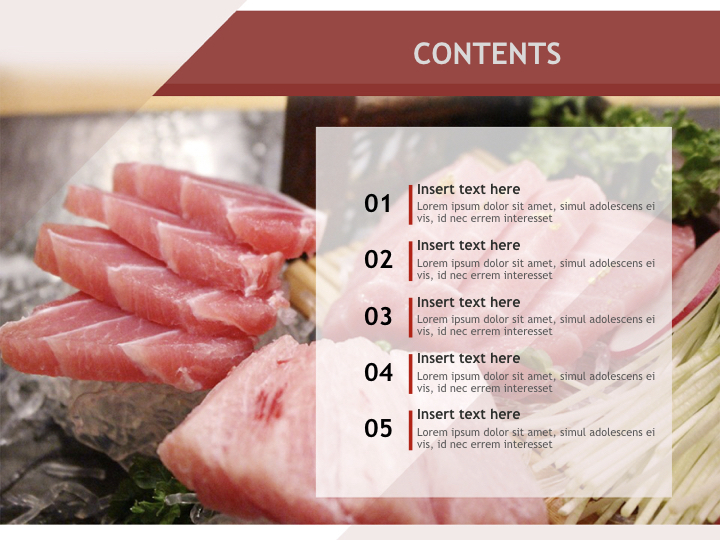 Keynote Template Free - delicious tuna_02