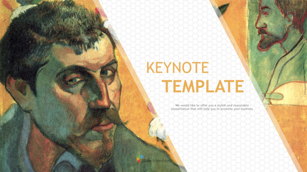 Keynote Template Free Download - Paul Gauguin <Les Miserables>_01