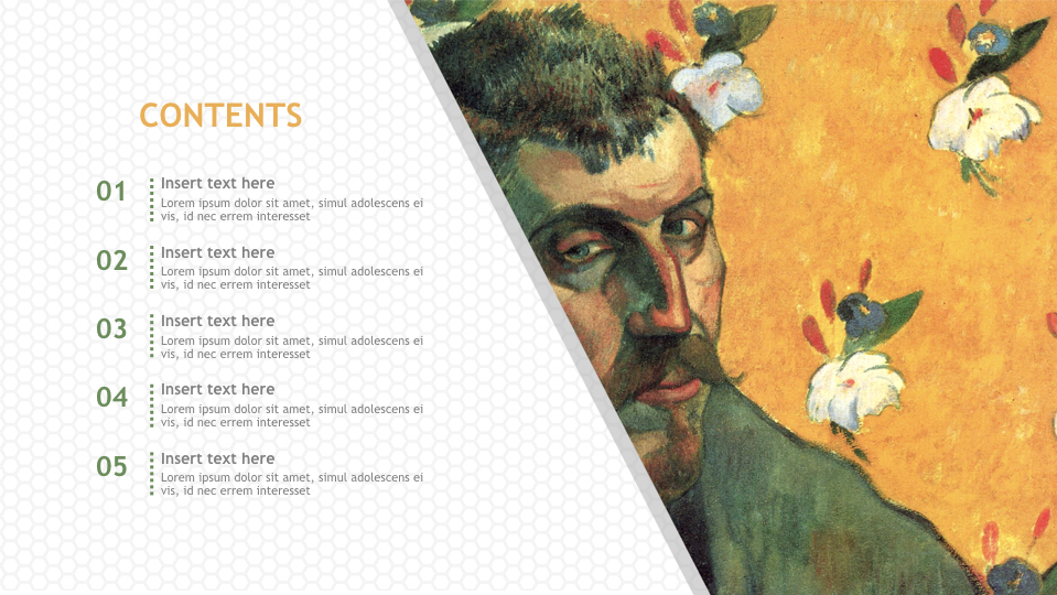 Keynote Template Free Download - Paul Gauguin <Les Miserables>_02