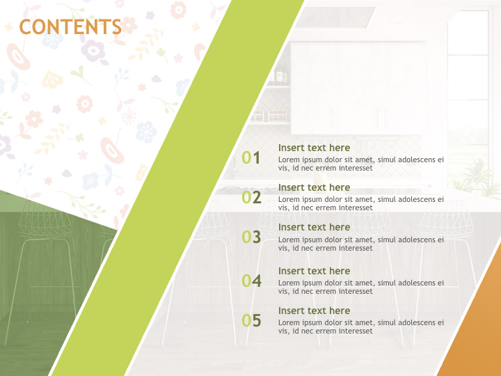 tidy kitchen Free Presentation Templates