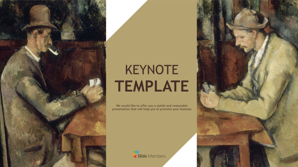 Keynote Free - Paul Cezanne <The Card Players>_01