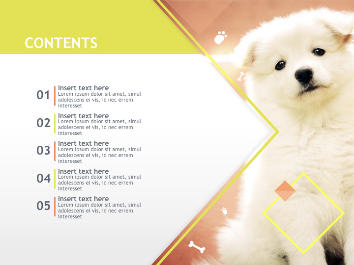 lovely puppy - Free Presentation Template_02
