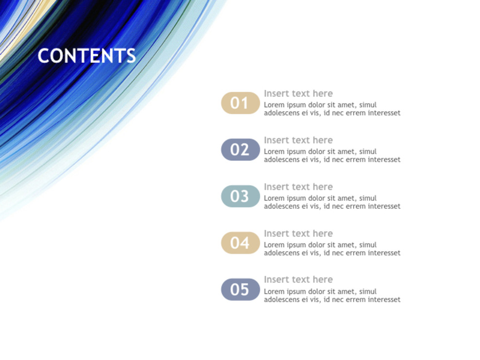 blue brushtouch effect Free Presentation TemplatesKeynoteSlides