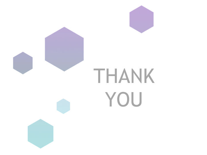Free Images for Presentations - green purple gradation with hexagonal ...