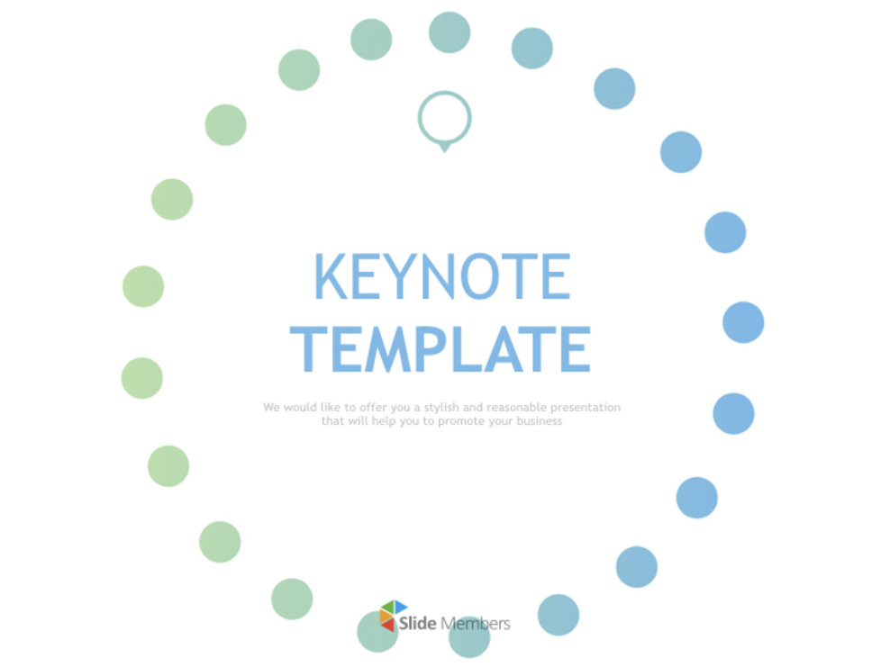Keynote Template Free Download - the iPhone mark indicating \