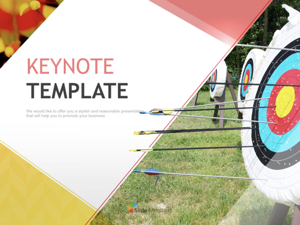 target and archery - Keynote Templates Free Download_01