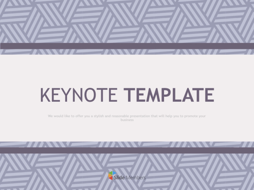 tonedown purple hexagon - Keynote Template Free Download_01