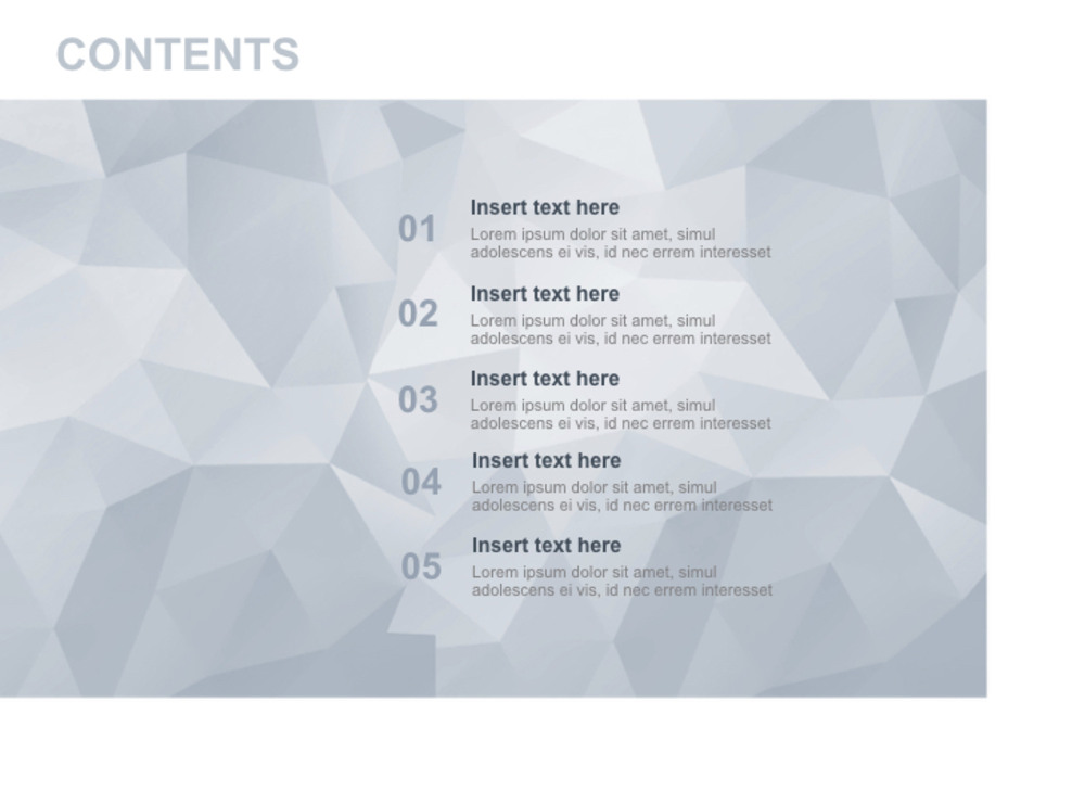 Background With Triangled Pattern on Gray Tone Free Keynote Template