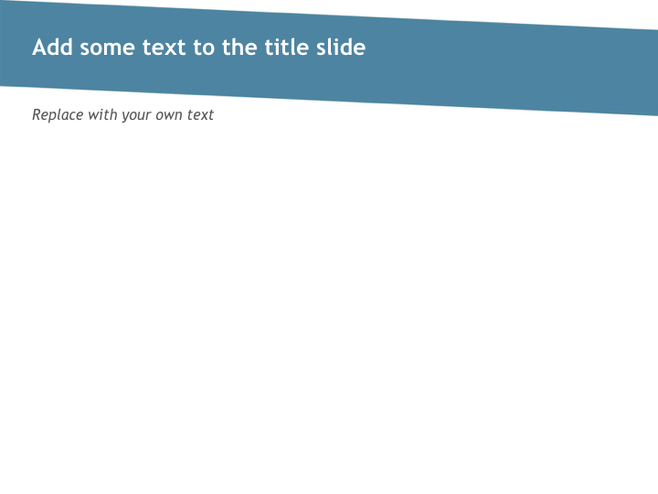blue gray V shaped ribbon - Keynote Template Free|Slides