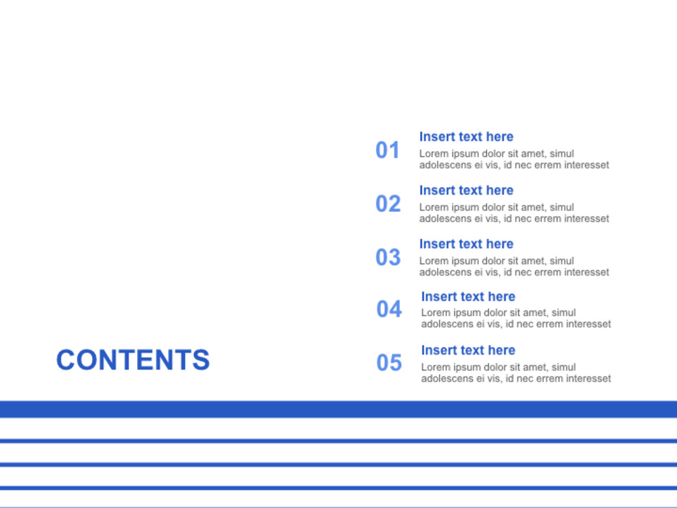 キーノート用の無料画像 青の縞模様の背景 スライド