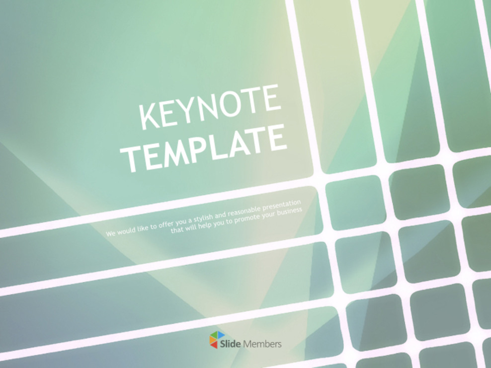 Free Images for Keynote green lighting effect with tiled patternSlides