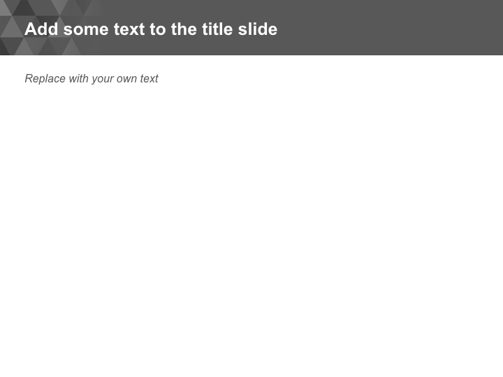 Free Keynote Backgrounds Blue Background With Triangled Pattern and