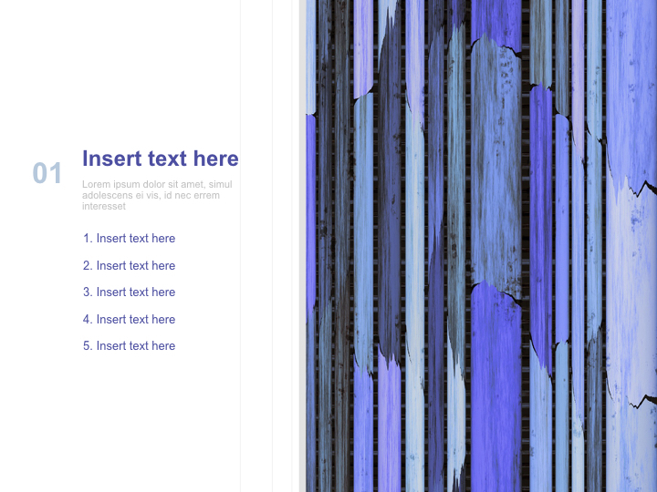 無料キーノートテンプレート 青い木のテクスチャ