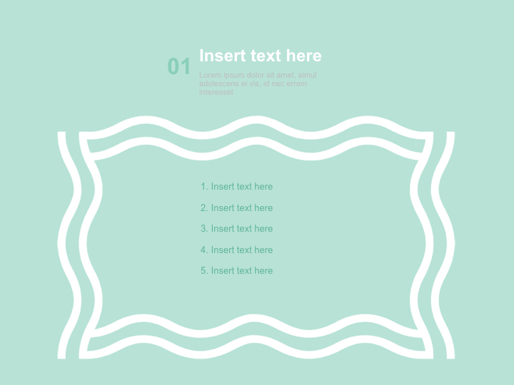Keynote Images Free Download - Two Wavy Lines on Mint Background_03