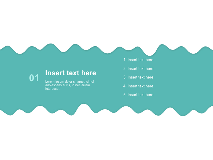 Keynote Templates Free Download - Waves With Mint Background_03