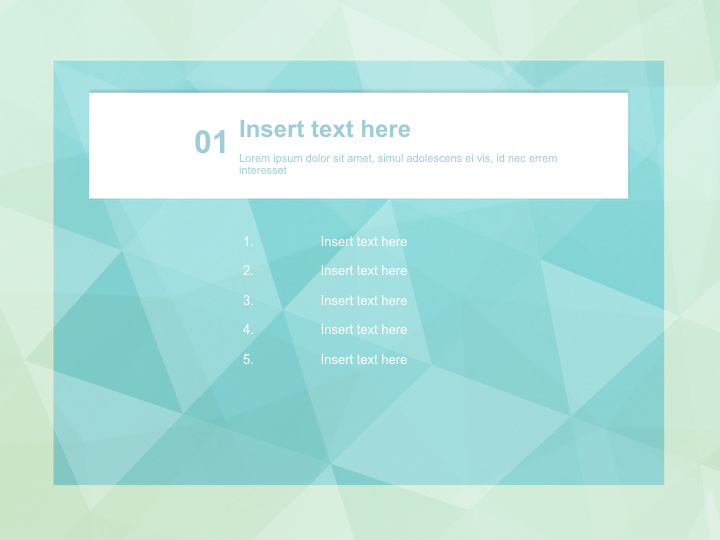 Mint and Twinkle Triangles With White, Square Outlines - Keynote online Free_03
