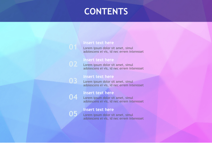 Neon Skyblue and Pink Gradation - Keynote Template Free Download_02