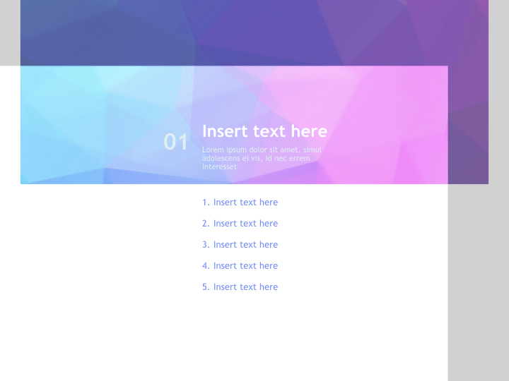 Neon Skyblue and Pink Gradation - Keynote Template Free Download_03