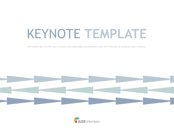 Dreiecke Bewegen Sich Nach Links Keynote Vorlage Kostenlos