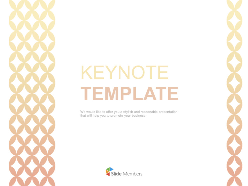 Ivory and Pink Gradated Flower Pattern - Free Images for Presentations_01