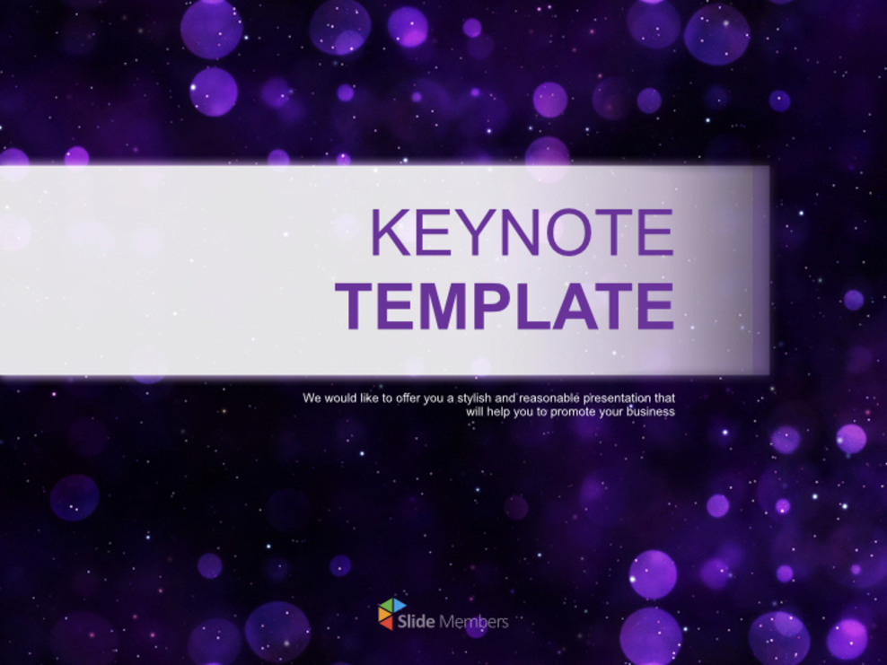 Keynote Download Free - Purple Circle With Black Background_01