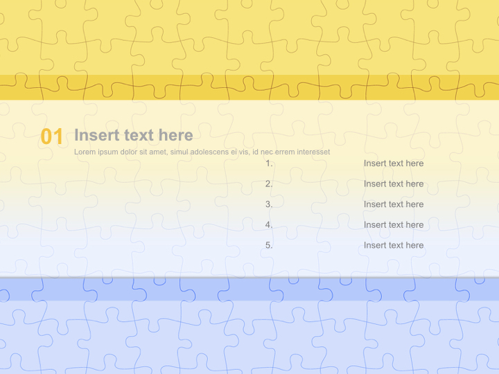 Keynote Images Free Download - Yellow and Blue Puzzle Pattern_03