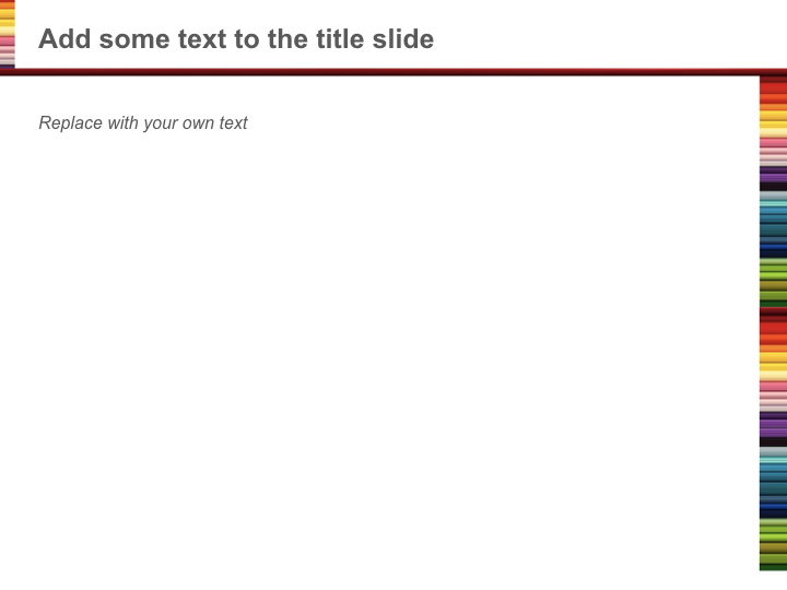 Rainbow Striped Pattern - Keynote Download Free
