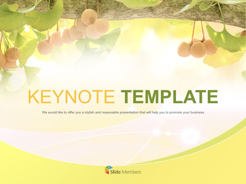 Keynote gratuit - Ginkgo_01