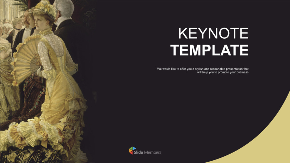 Keynote online Free - James Tissot <Le Bal>_01