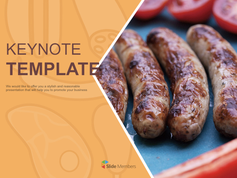 Broiled Sausage - Free Business Keynote Templates_01