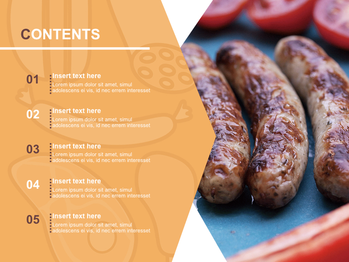 Salsiccia Alla Griglia - Modelli di keynote business gratuito_02