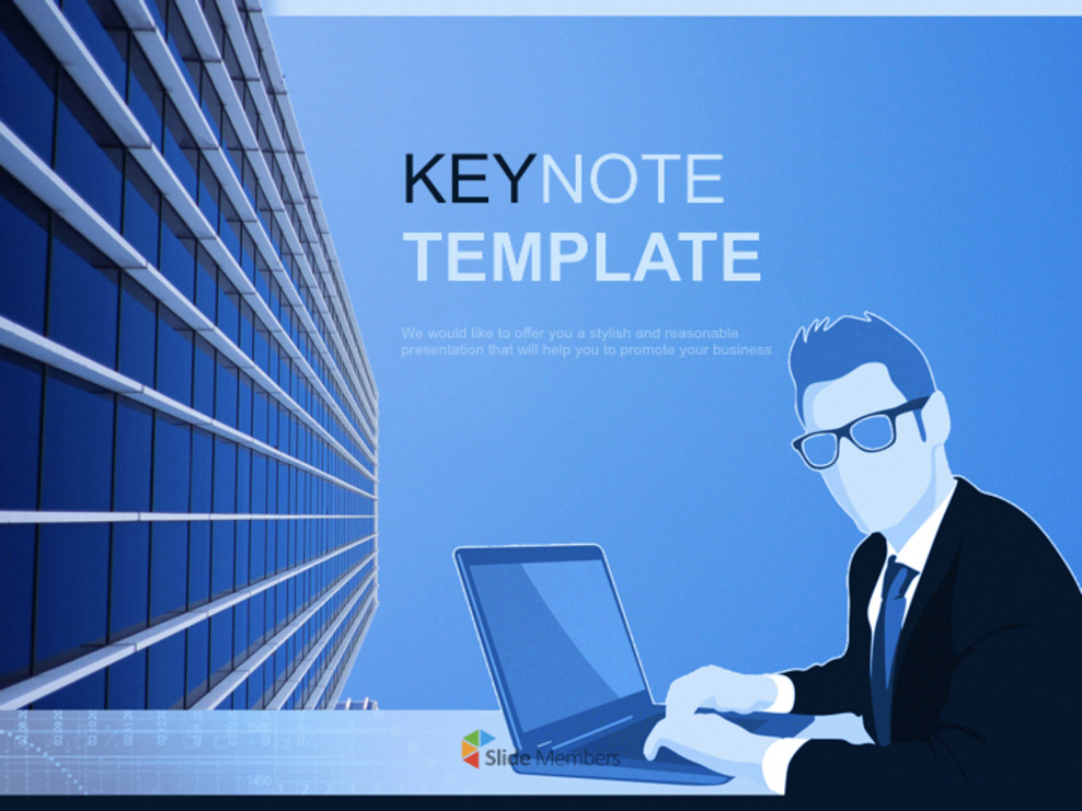 Businessmen Illustration - Free Business Keynote Templates_01