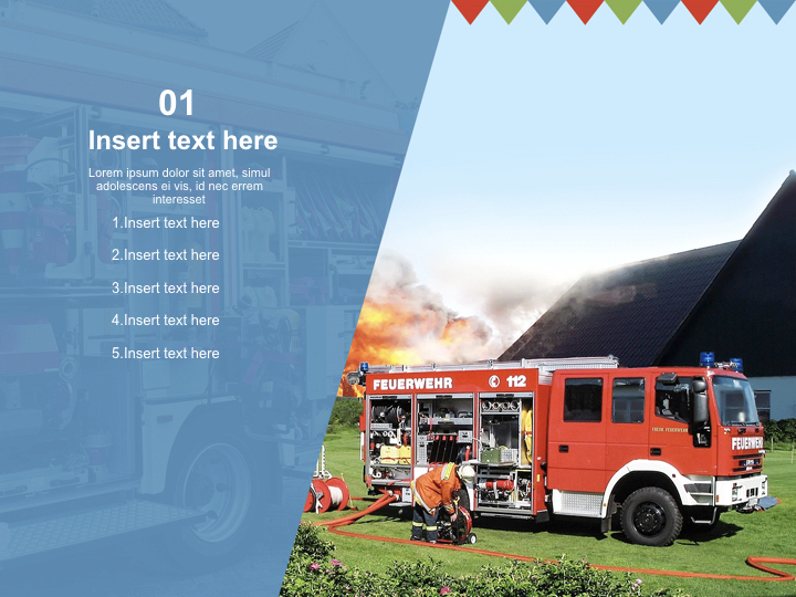 Fire Department 01 Powerpoint Templates Steel 07 PowerPoint Template