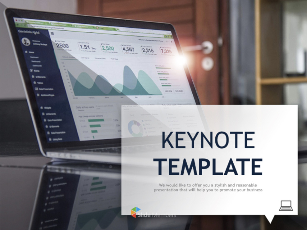 Notebook Charts - Free Keynote Template Download_01