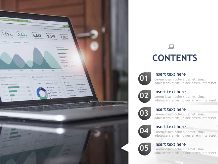 Notebook Charts - Free Keynote Template Download_02