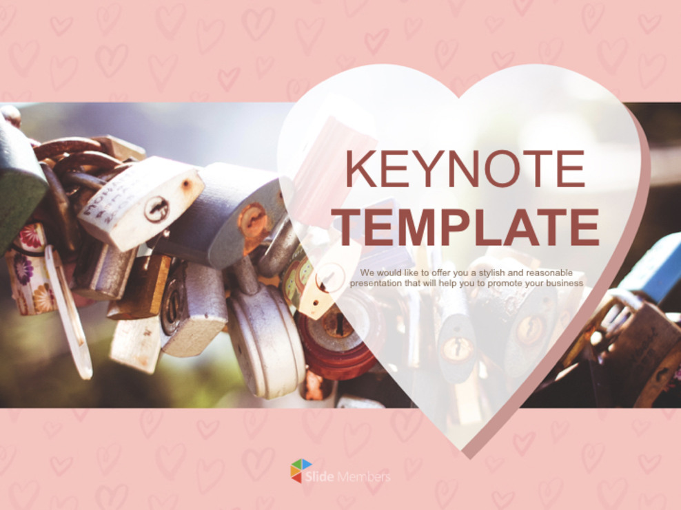 Sfondi keynote gratuiti - Chiave con amore_01