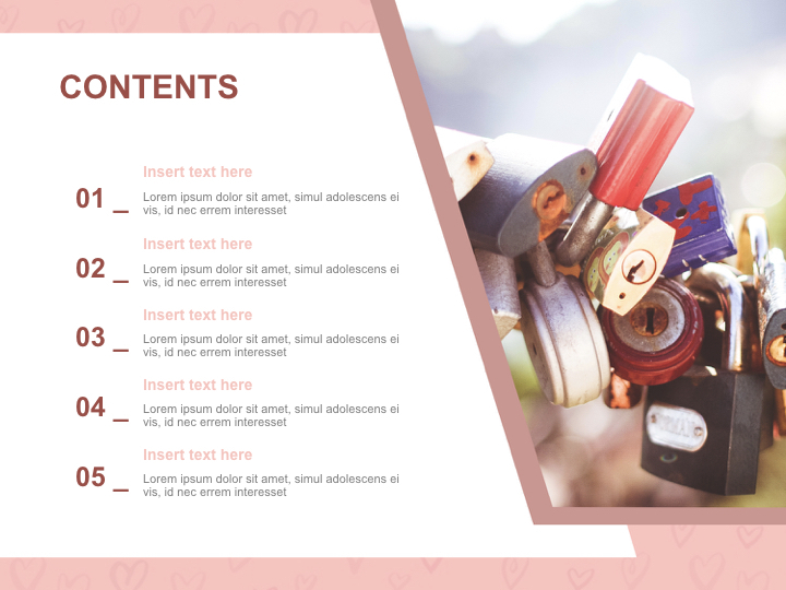 Sfondi keynote gratuiti - Chiave con amore_02