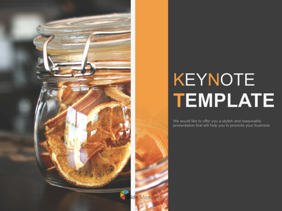 Keynote Template Free Download - Dried Fruit_01