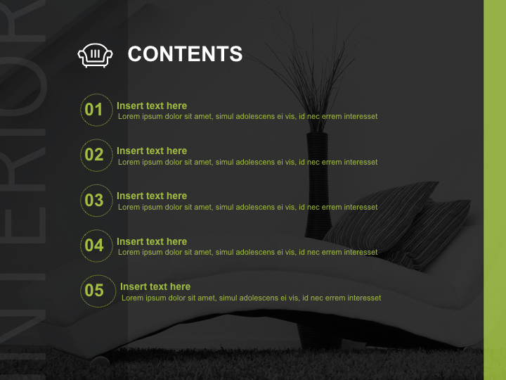 Sofà semplice - Progettazione del modello Keynote gratuito_02