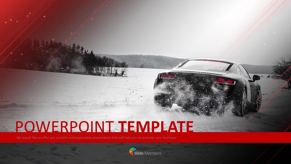 Vehicle over Snow - Free Template Design_01